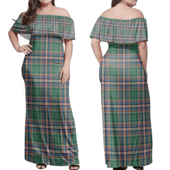 Clan MacFarlane Hunting Ancient Tartan Hawaii Dress SH34 Clan MacFarlane Tartan Hawaii Dress   