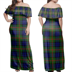 Clan Dundas Modern Tartan Hawaii Dress CE43 Clan Dundas Tartan Hawaii Dress   