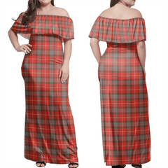 Clan Fraser Weathered Tartan Hawaii Dress FX14 Clan Fraser Tartan Hawaii Dress   