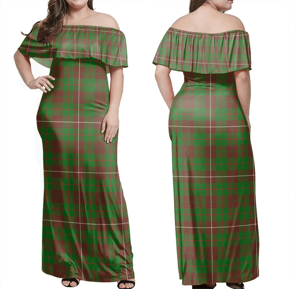 Clan MacKinnon Hunting Modern Tartan Hawaii Dress ZF44 Clan MacKinnon Tartan Hawaii Dress   