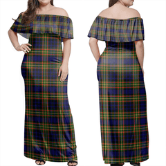 Clan Clelland Modern Tartan Hawaii Dress LA79 Clan Clelland Tartan Hawaii Dress   