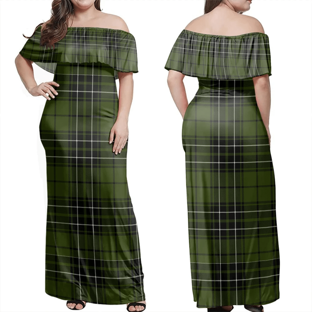 Clan MacLean Hunting Ancient Tartan Hawaii Dress FG73  Tartan Hawaii Dress   