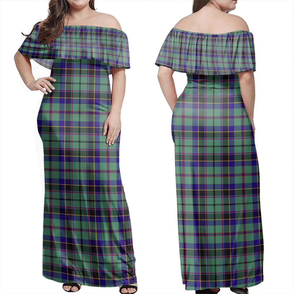Clan Stevenson Tartan Hawaii Dress JO77 Clan Stevenson Tartan Hawaii Dress   