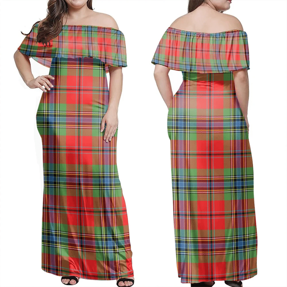 Clan MacLean Of Duart Modern Tartan Hawaii Dress WM20  Tartan Hawaii Dress   