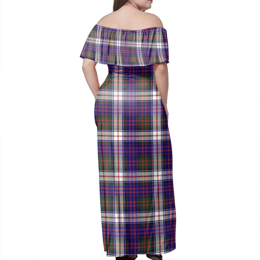 Clan MacDonald Dress Modern Tartan Hawaii Dress ZD45 Clan MacDonald Tartan Hawaii Dress   