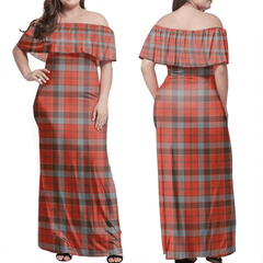 Clan Robertson Weathered Tartan Hawaii Dress PT43 Clan Robertson Tartan Hawaii Dress   