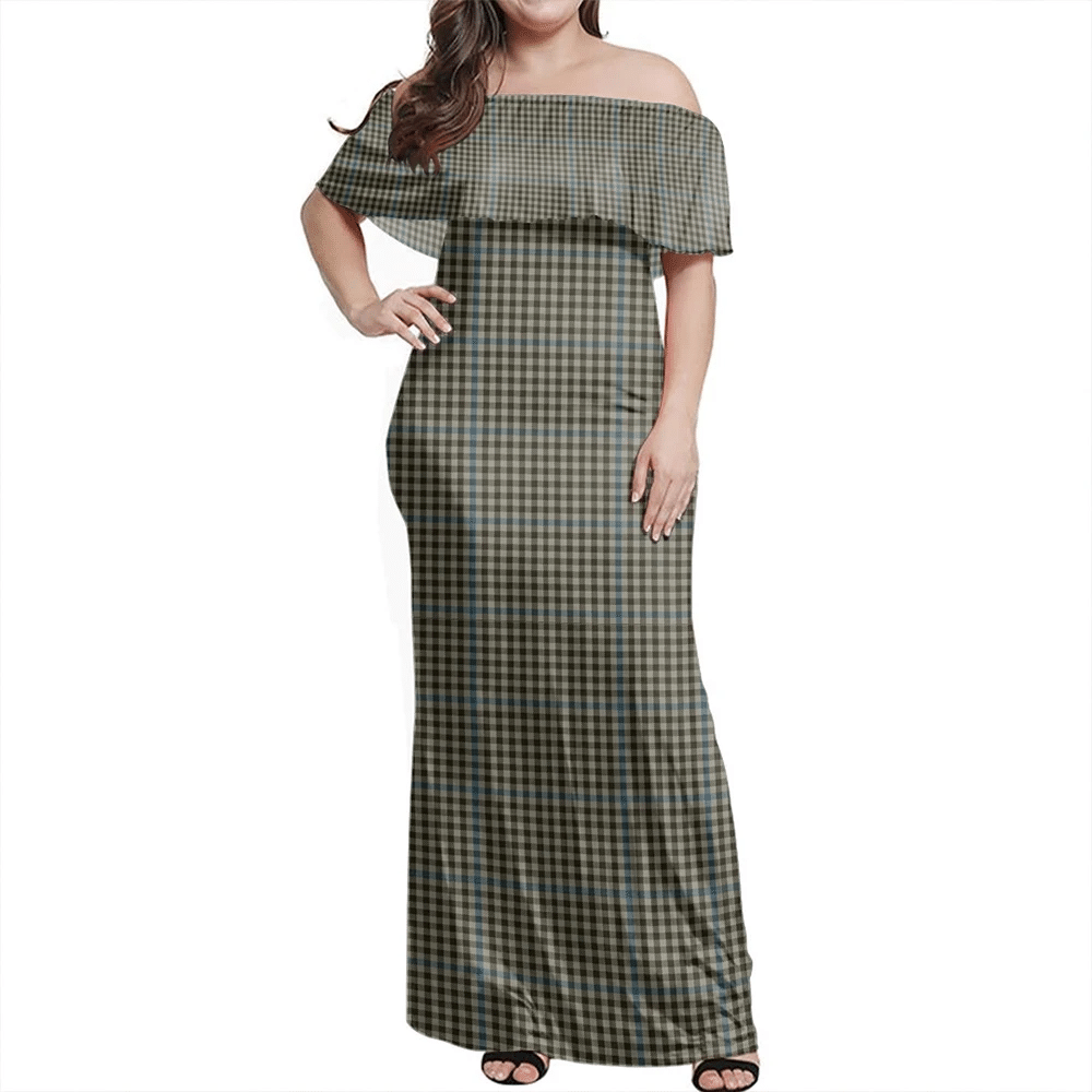 Clan Haig Check Tartan Hawaii Dress SI58 Clan Haig Tartan Hawaii Dress   