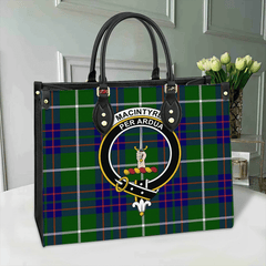Clan MacIntyre Hunting Modern Tartan Crest Leather Bag XK66 Clan MacIntyre Tartan Today   