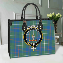 Clan MacIntyre Hunting Ancient Tartan Crest Leather Bag TY91 Clan MacIntyre Tartan Today   