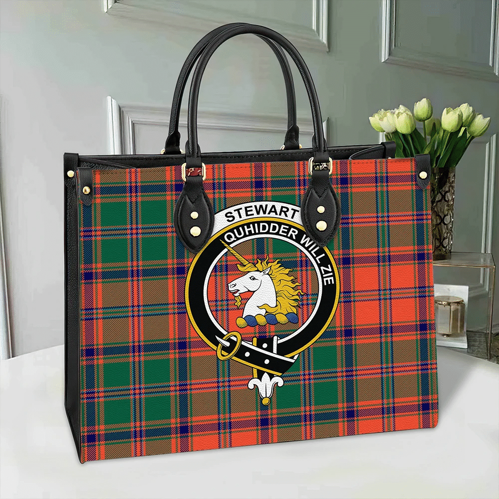 Clan Stewart Of Appin Ancient Tartan Crest Leather Bag US96 Clan Stewart of Appin Tartan Today   