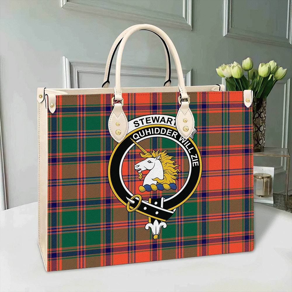 Clan Stewart Of Appin Ancient Tartan Crest Leather Bag US96 Clan Stewart of Appin Tartan Today   