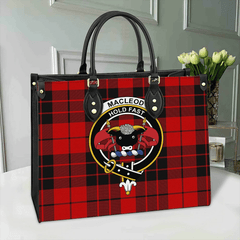 Clan MacLeod Of Raasay Tartan Crest Leather Bag XK72 Clan Borthwick Tartan Today   