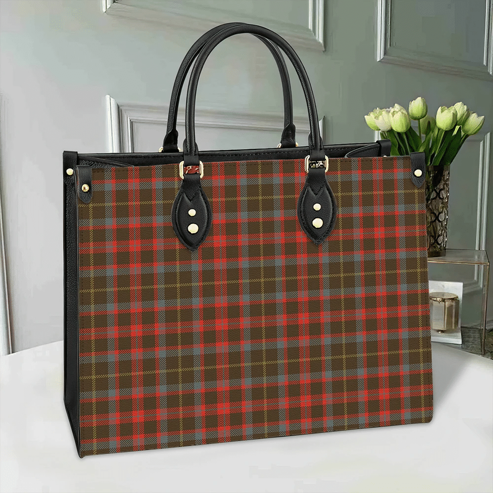 Clan MacKintosh Hunting Weathered Tartan Leather Bag GD18 Clan MacKintosh / MacIntosh Tartan Today   