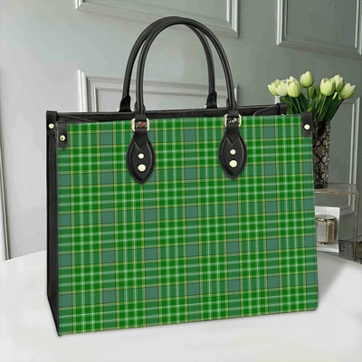 Clan Currie Tartan Leather Bag