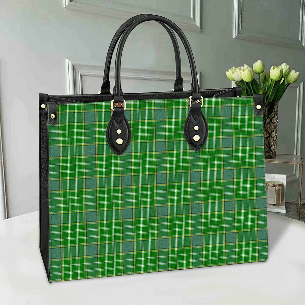 Clan Currie Tartan Leather Bag MP71 Clan Currie Tartan Today   