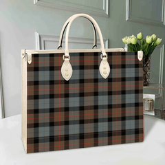 Clan Gunn Weathered Tartan Leather Bag GK72 Clan Gunn Tartan Today   