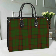Clan Maxwell Hunting Tartan Leather Bag XI60 Clan Maxwell Tartan Today   