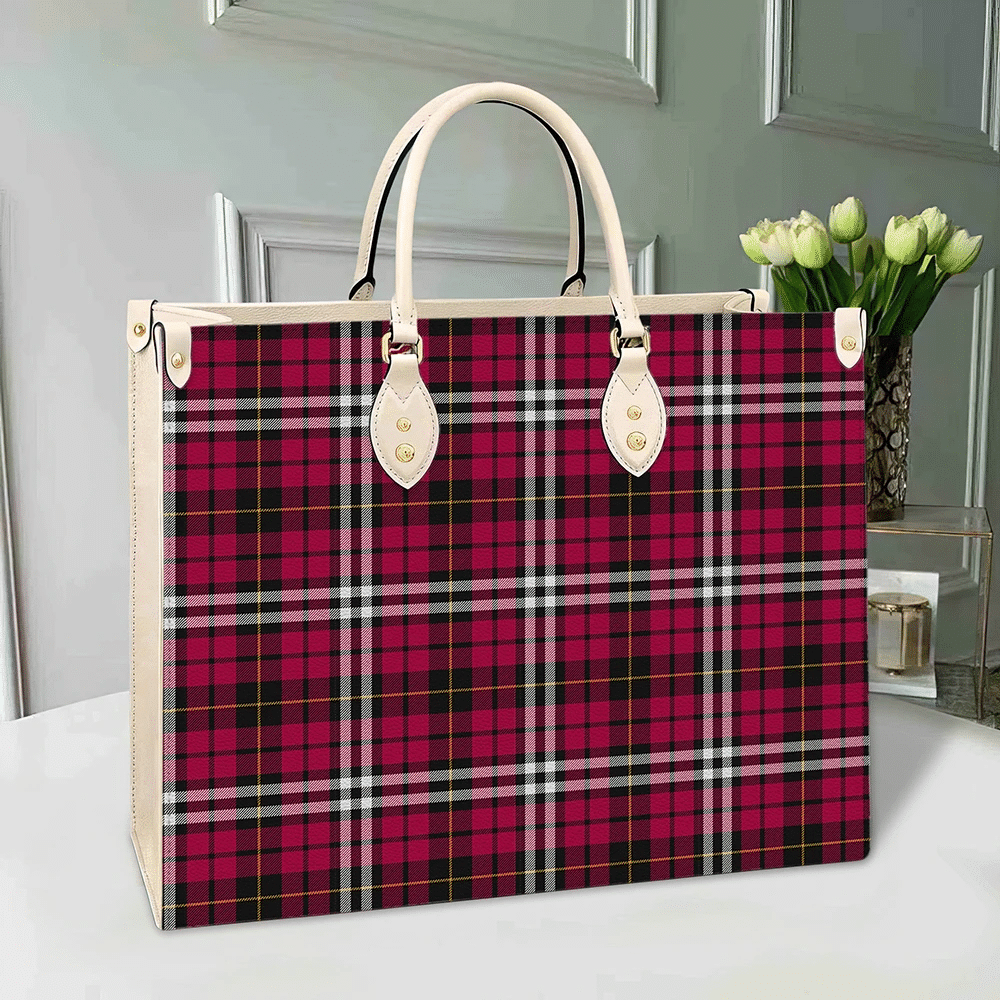 Clan Little Tartan Leather Bag SF71 Clan Little Tartan Today   