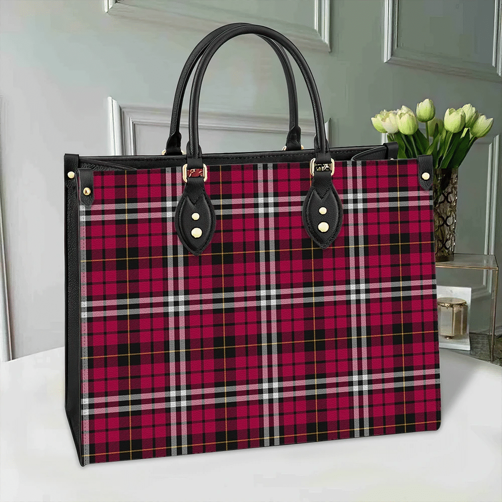 Clan Little Tartan Leather Bag SF71 Clan Little Tartan Today   