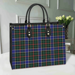 Clan Ogilvie Hunting Modern Tartan Leather Bag ZM55 Clan Ogilvie Tartan Today   