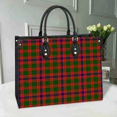 Clan Skene Modern Tartan Leather Bag LL93 Clan Skene Tartan Today   