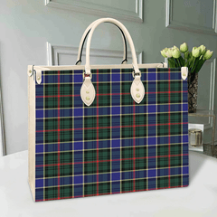 Clan Ogilvie Hunting Modern Tartan Leather Bag ZM55 Clan Ogilvie Tartan Today   