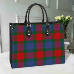 Clan Mar Tartan Leather Bag EE64 Clan Mar Tartan Today   