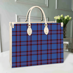 Clan Elliot Modern Tartan Leather Bag NP39 Clan Elliot Tartan Today   