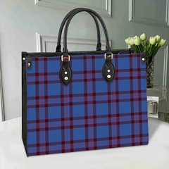 Clan Elliot Modern Tartan Leather Bag NP39 Clan Elliot Tartan Today   