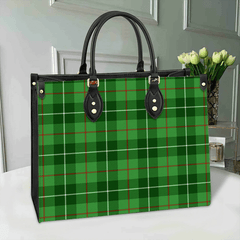 Clan Galloway District Tartan Leather Bag GA29 Clan Galloway Tartan Today   