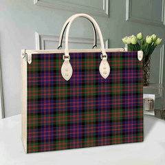 Clan MacDonald Modern Tartan Leather Bag IE91 Clan MacDonald Tartan Today   