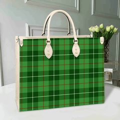 Clan Galloway District Tartan Leather Bag GA29 Clan Galloway Tartan Today   