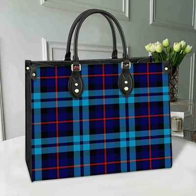 Clan McCorquodale Tartan Leather Bag