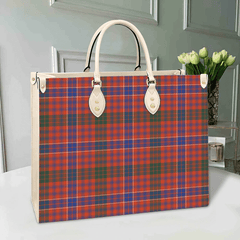 Clan MacRae Ancient Tartan Leather Bag HO32 Clan MacRae Tartan Today   
