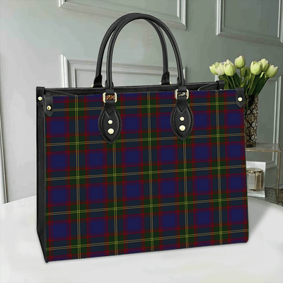 Clan Durie Tartan Leather Bag