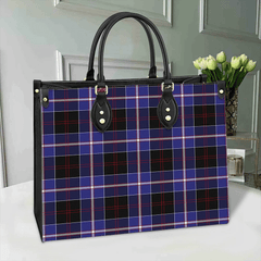 Clan Dunlop Modern Tartan Leather Bag XC70 Clan Dunlop Tartan Today   
