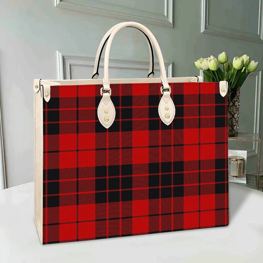 Clan MacLeod Of Raasay Tartan Leather Bag FD83 Clan Borthwick Tartan Today   