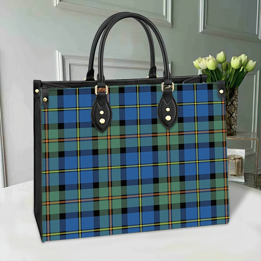Clan MacLeod Of Harris Ancient Tartan Leather Bag NH48 Clan Borthwick Tartan Today   