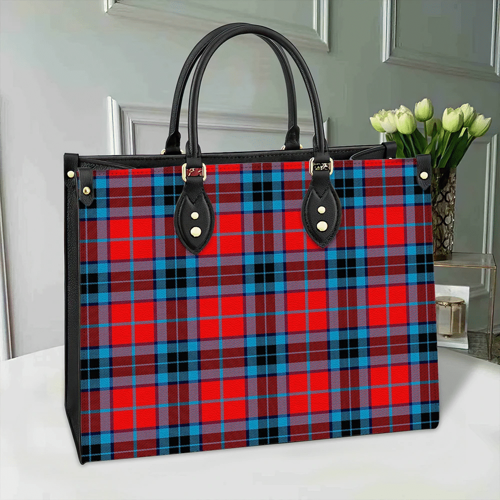Clan MacTavish Modern Tartan Leather Bag DM87 Clan MacTavish Tartan Today   