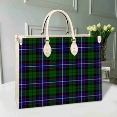 Clan Russell Modern Tartan Leather Bag KH83 Clan Russell Tartan Today   