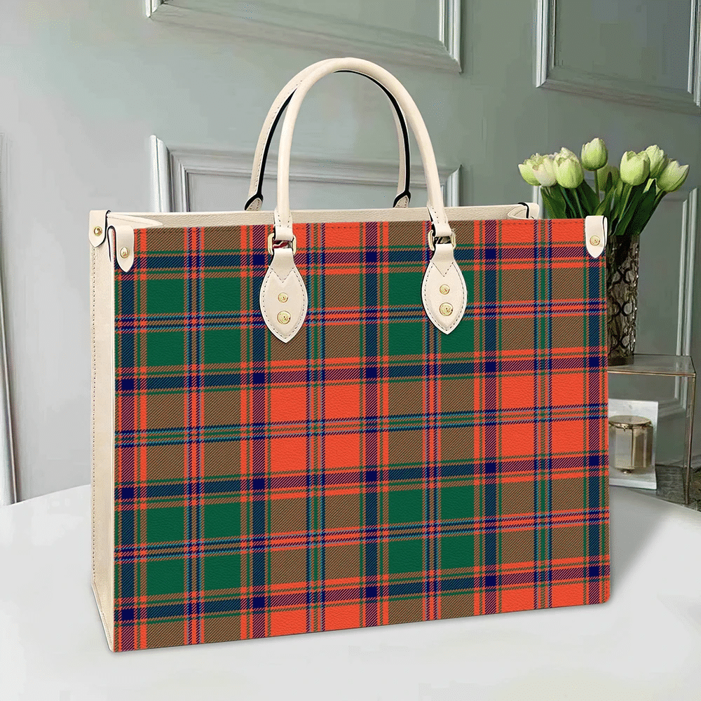 Clan Stewart Of Appin Ancient Tartan Leather Bag WN24 Clan Stewart of Appin Tartan Today   