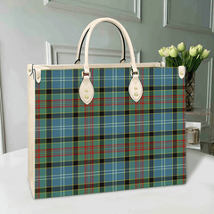Clan Paisley District Tartan Leather Bag WT67 Clan Paisley Tartan Today   