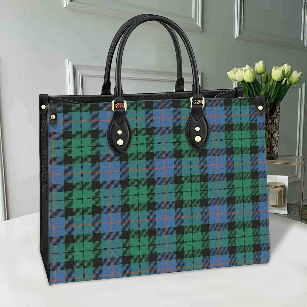Clan Morrison Ancient Tartan Leather Bag DO66 Clan Morrison Tartan Today   