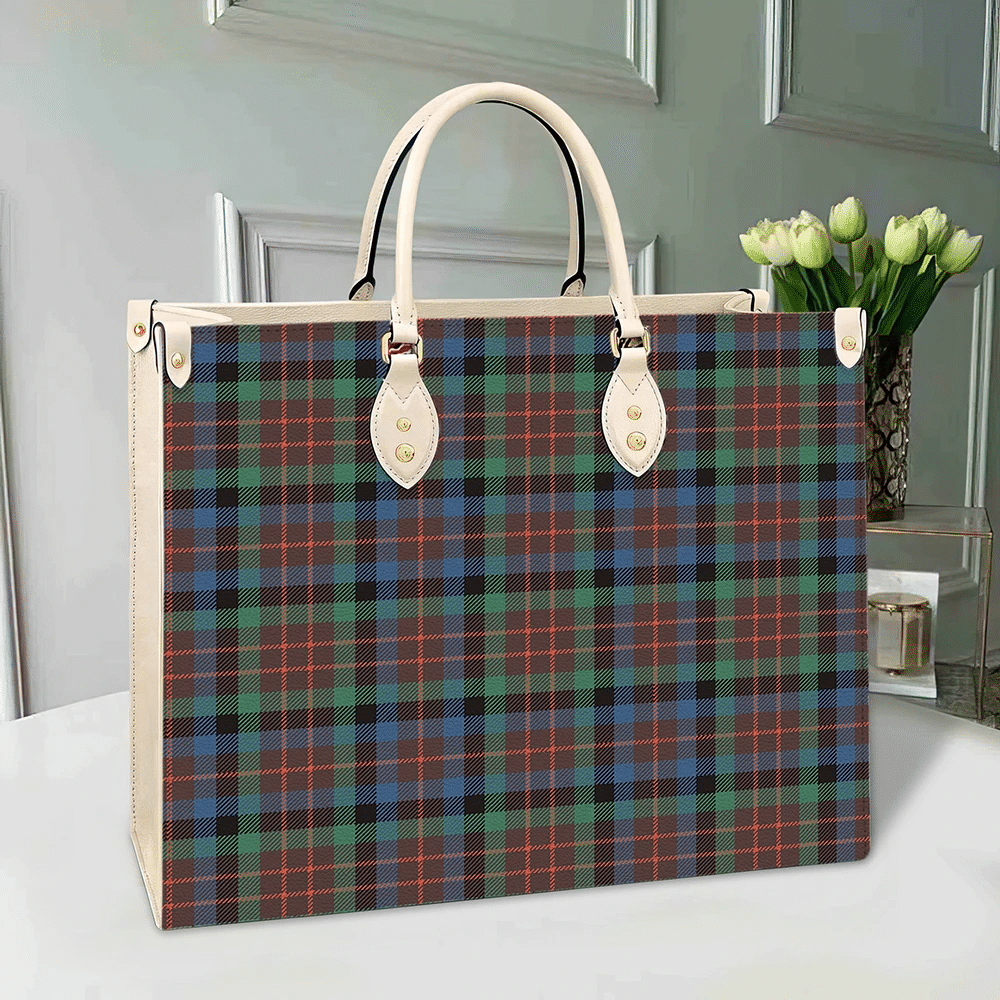 Clan MacDuff Hunting Ancient Tartan Leather Bag ZS17 Clan MacDuff Tartan Today   