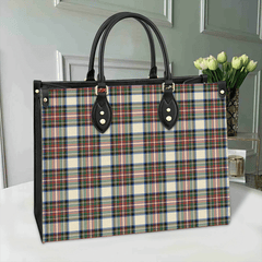 Clan Stewart Dress Ancient Tartan Leather Bag SV74 Clan Stewart Tartan Today   