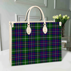 Clan Inglis Modern Tartan Leather Bag IW60 Clan Inglis Tartan Today   