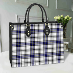 Clan Hannay Modern Tartan Leather Bag FO61 Clan Hannay Tartan Today   