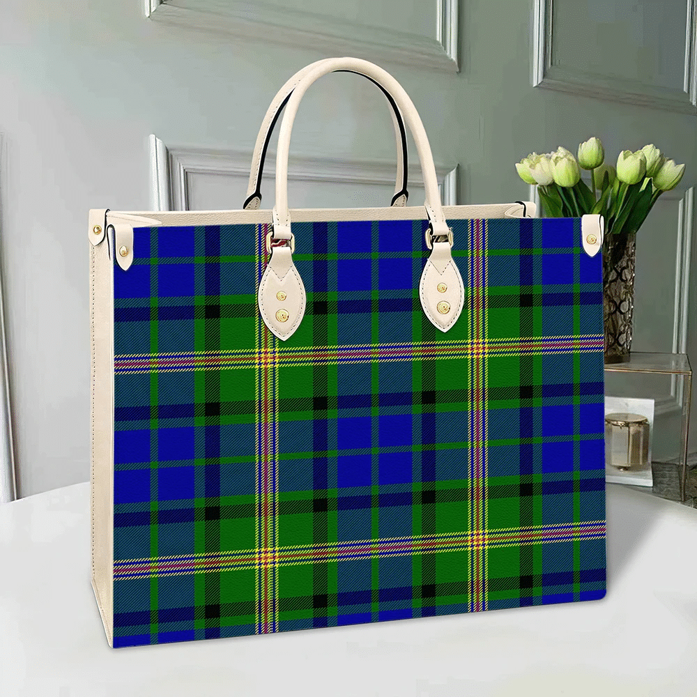 Clan Maitland Tartan Leather Bag BG74 Clan Maitland Tartan Today   