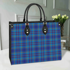 Clan Clan Mercer Modern Tartan Leather Bag YH67 Clan Mercer Tartan Today   