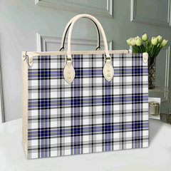 Clan Hannay Modern Tartan Leather Bag FO61 Clan Hannay Tartan Today   